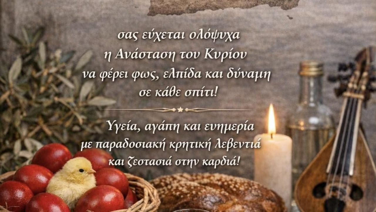 Σύλλογος Κρητών Αρτέμιδας-Σπάτων   Πασχάλιες Ευχές