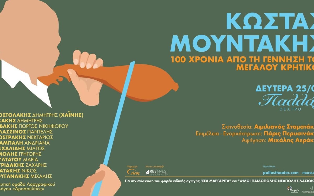 100 Ετη απο τη γέννηση του Κώστα Μουντάκη