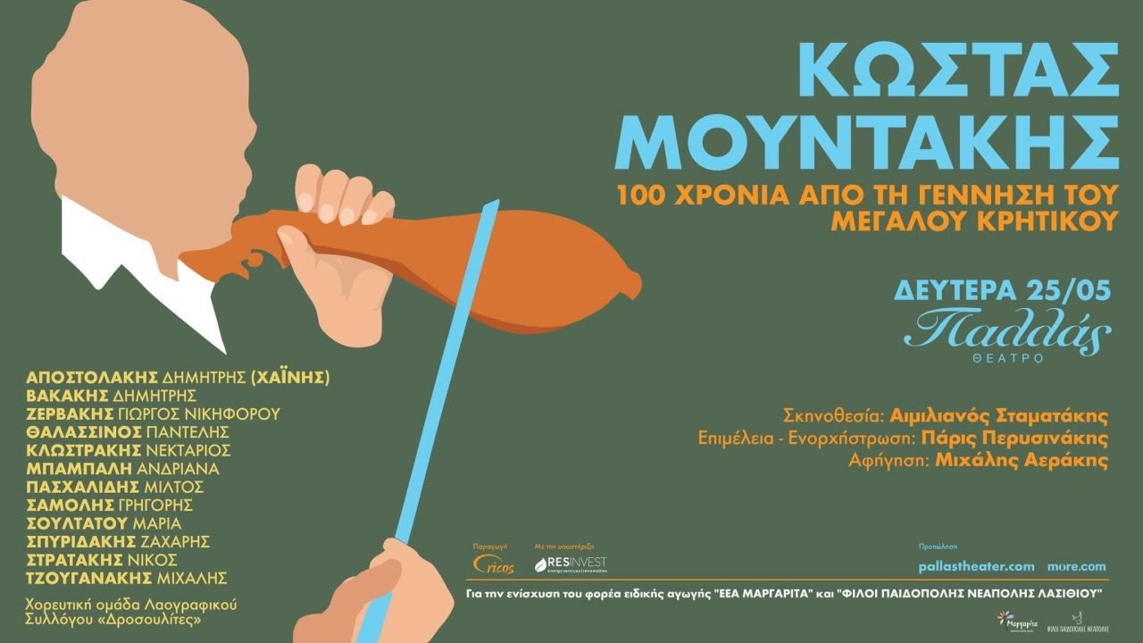 100 Ετη απο τη γέννηση του Κώστα Μουντάκη