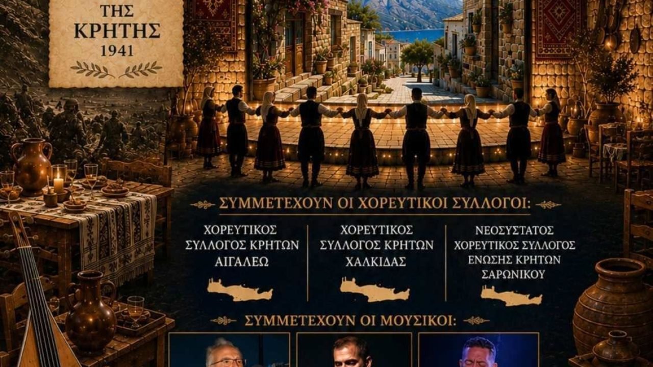 Ενωση Κρητών Σαρωνικού-85η Επέτειο Μάχης της Κρήτης