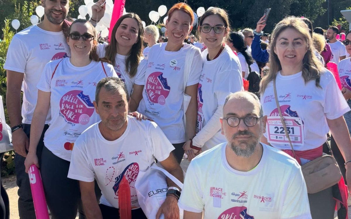 Η ομάδα του Κρήτανθου στο Race for the cure 2026