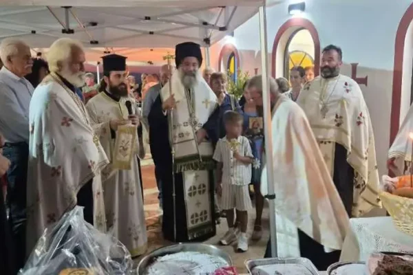 Θυρανοίξια Ιερού Ναού Αγίων Φανουρίου και Δημητρίου στην Ενορία Καρωτής στο Ρέθυμνο