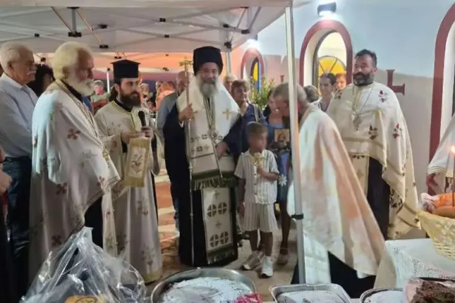 Θυρανοίξια Ιερού Ναού Αγίων Φανουρίου και Δημητρίου στην Ενορία Καρωτής στο Ρέθυμνο
