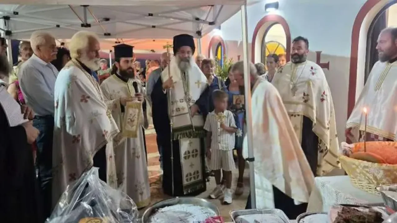Θυρανοίξια Ιερού Ναού Αγίων Φανουρίου και Δημητρίου στην Ενορία Καρωτής στο Ρέθυμνο